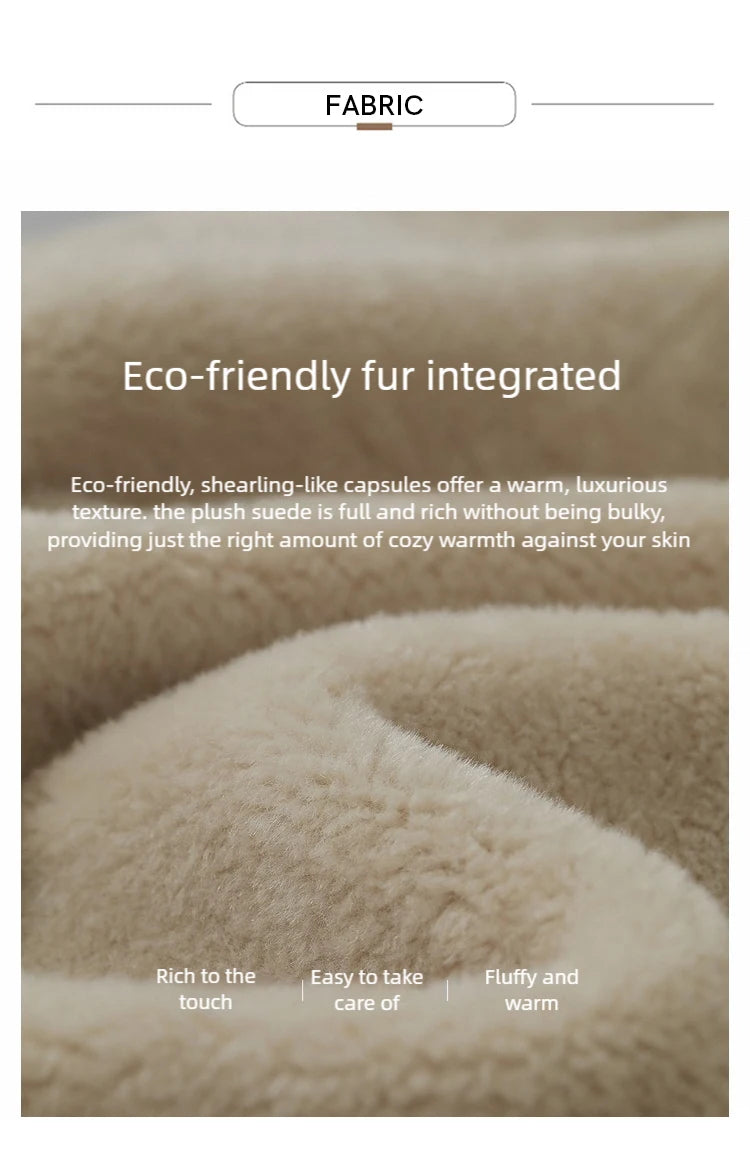 Amii Women's Coat 2025 Winter New Loose Long Half-high Collar Long Sleeves Coat Women Straight Elegant Warm Outerwear 12554010