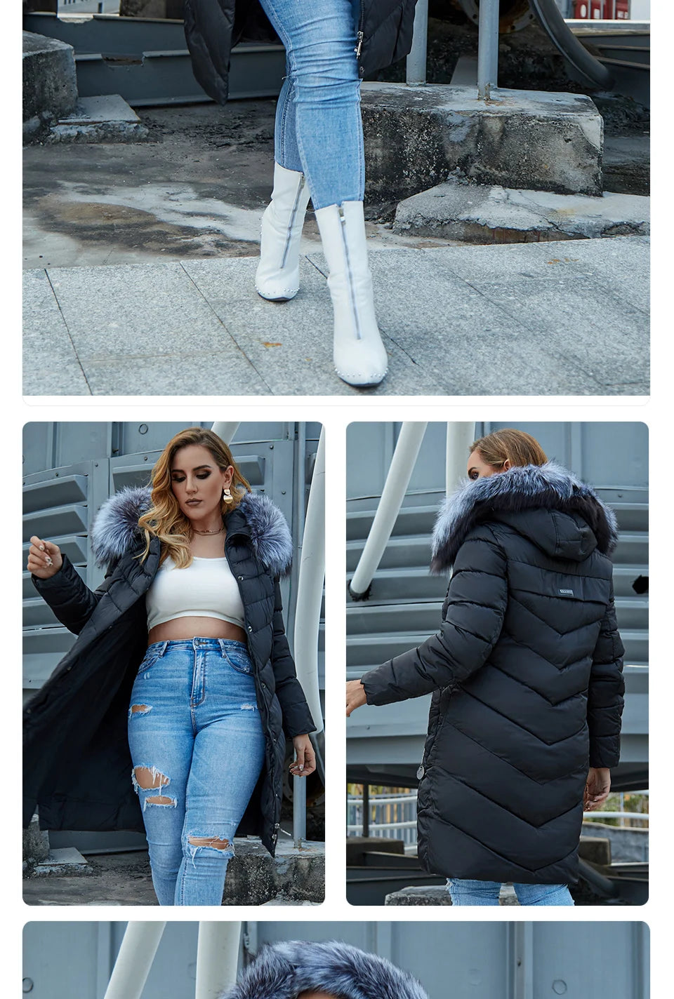 Astrid 2022 Winter New Plus size down jacket women with a fur collar loose clothing outerwear quality women winter coat FR-2160