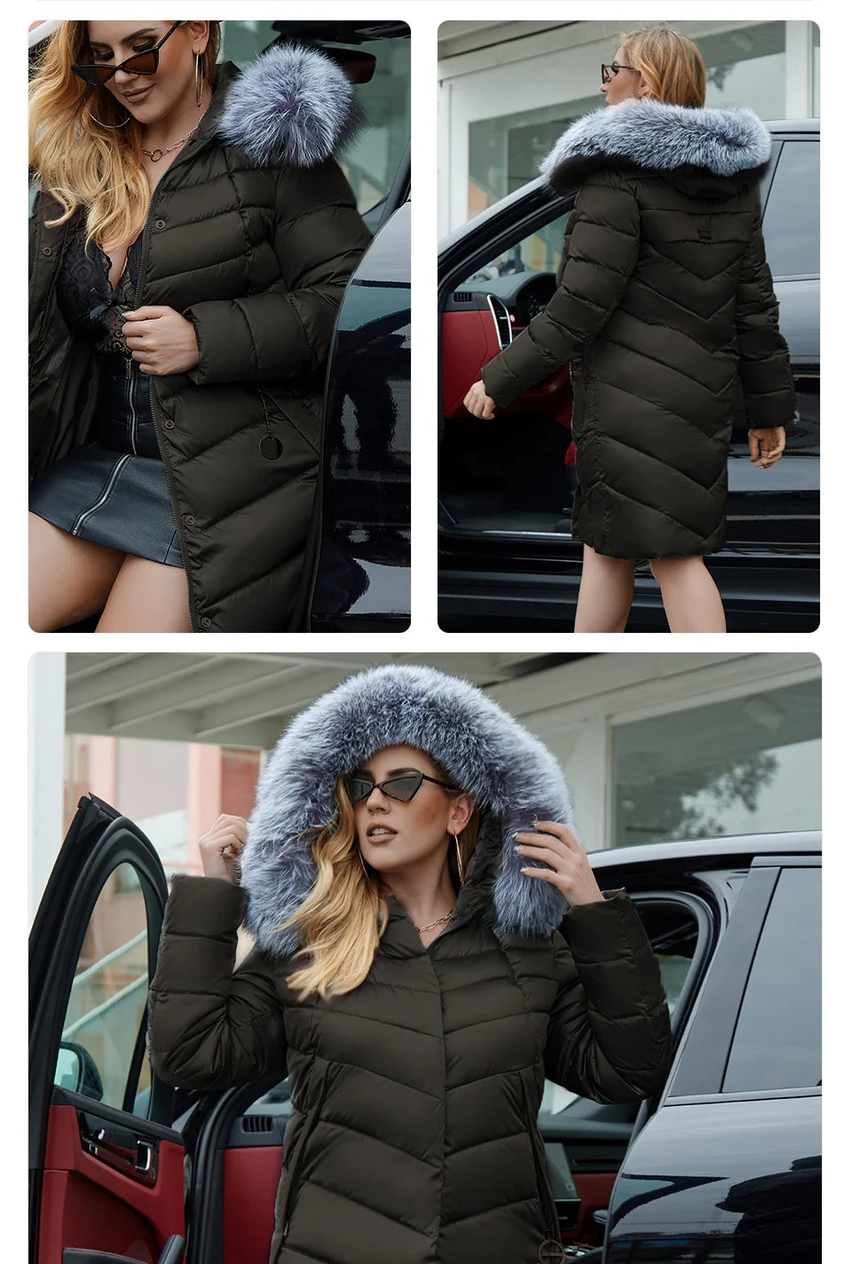 Astrid 2022 Winter New Plus size down jacket women with a fur collar loose clothing outerwear quality women winter coat FR-2160