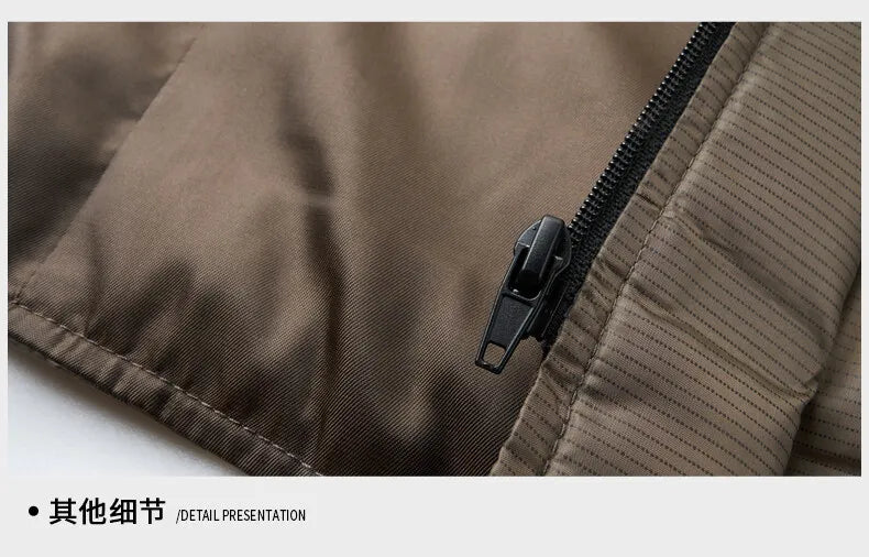 High Quality Men's Hooded Duck Down Jackets Winter Business Casual Windproof Warm Puffer Coat Outwear Thicken Top Parka Clothing